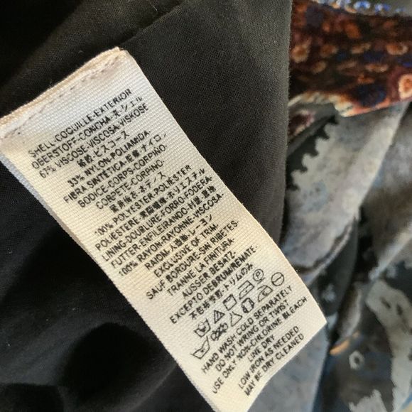 Free People Black and Brown Maxi Dress - Picture 8 of 11